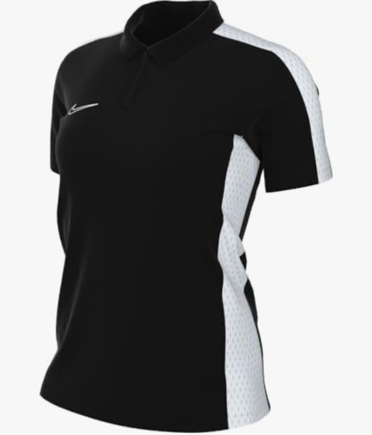 $52 Nike Women’s Dri-Fit Football/Soccer Polo Shirt - Black/White - Small - New