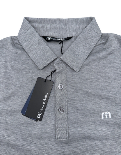 $90 Travis Mathew Men’s Zinna Golf Polo - Heather Grey - Small - New With Tags