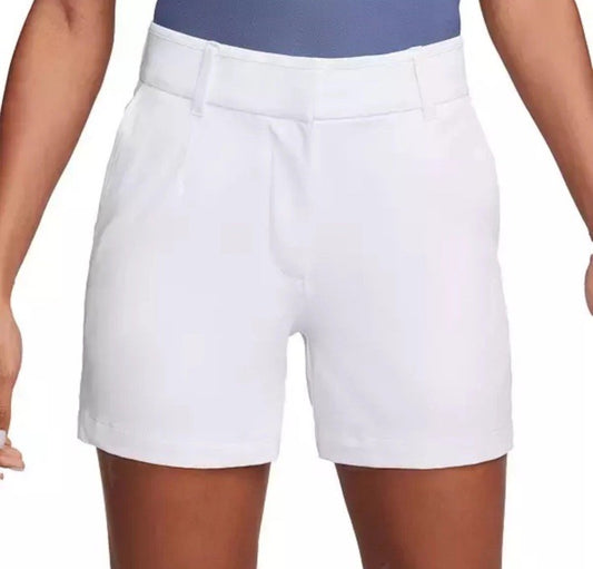 $78 Nike Women's Dri-FIT Victory 5" Golf Shorts Stretch DX6087 - White-SMALL-New