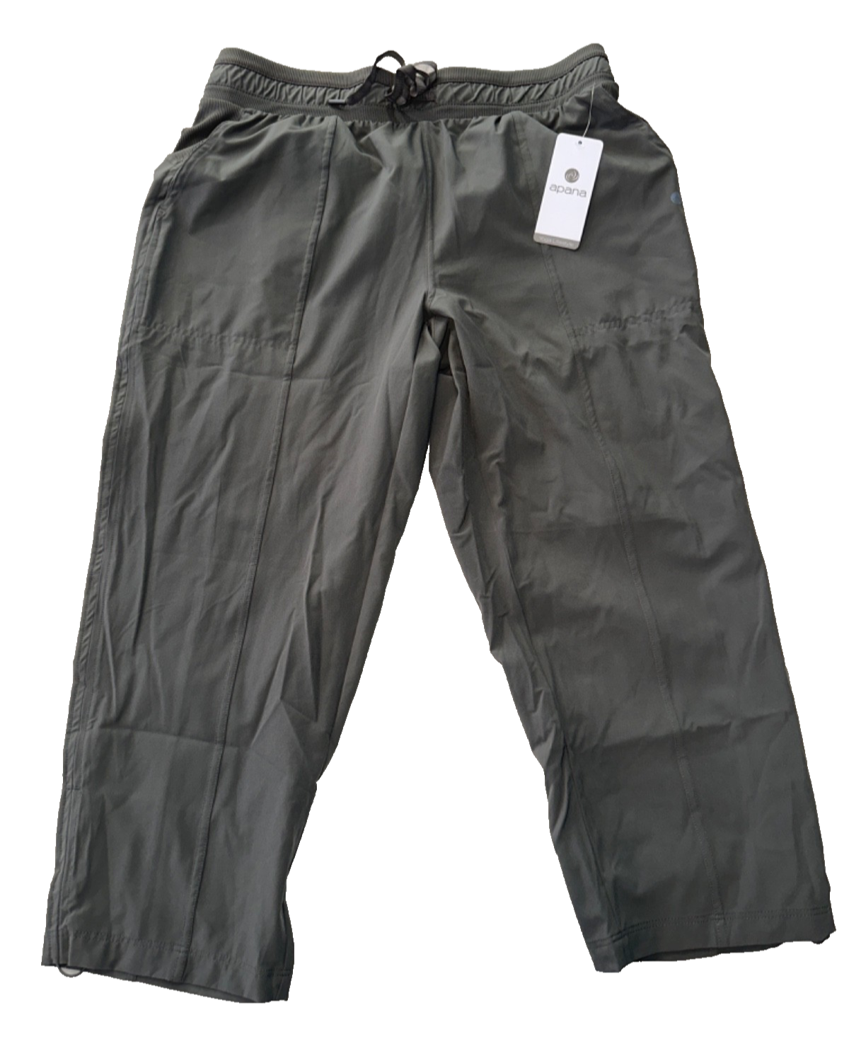 Apana Women's Capri Pants - Beluga Laguna - Medium - New With Tags