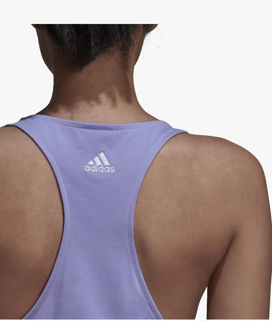 Adidas Women’s-Loose Logo Tank Top-Light Purple- XSmall- New Tag