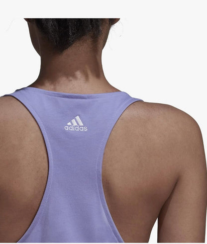 Adidas Women’s-Loose Logo Tank Top-Light Purple- XSmall- New Tag