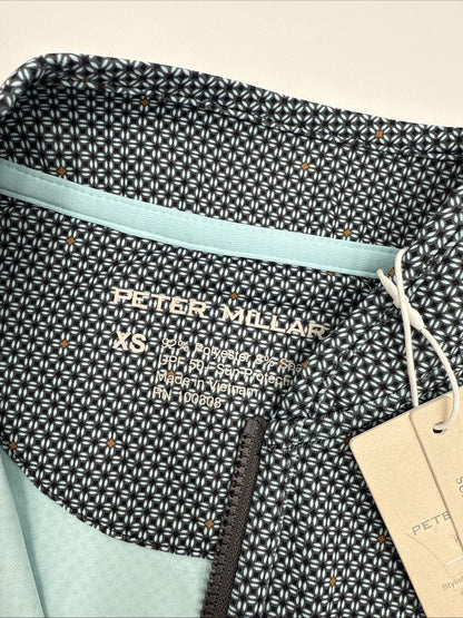 $95 PETER MILLAR Women’s Shirley Sleeveless Zip Polo-Graphite -SIZE: XSmall -New