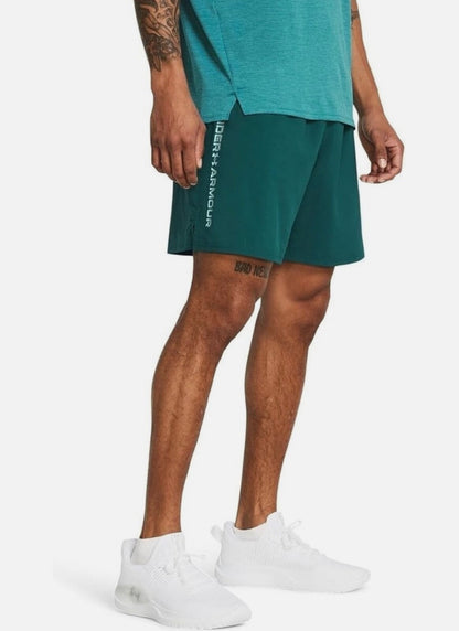 Under Armour Men’s-Woven Shorts-Dark Emerald Green-Large-New Tag