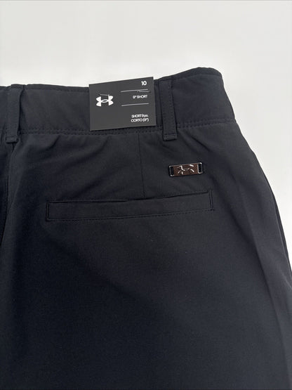 $75 Under Armour Women’s Links Golf 9” Shorts- Black - Size: 10 (30/31”W) - NEW