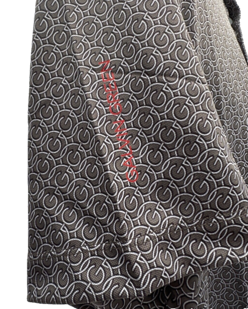 $110 Galvin Green Men’s Mauro Shirt V8+ Polo- Sharkskin/White- Medium - New tag