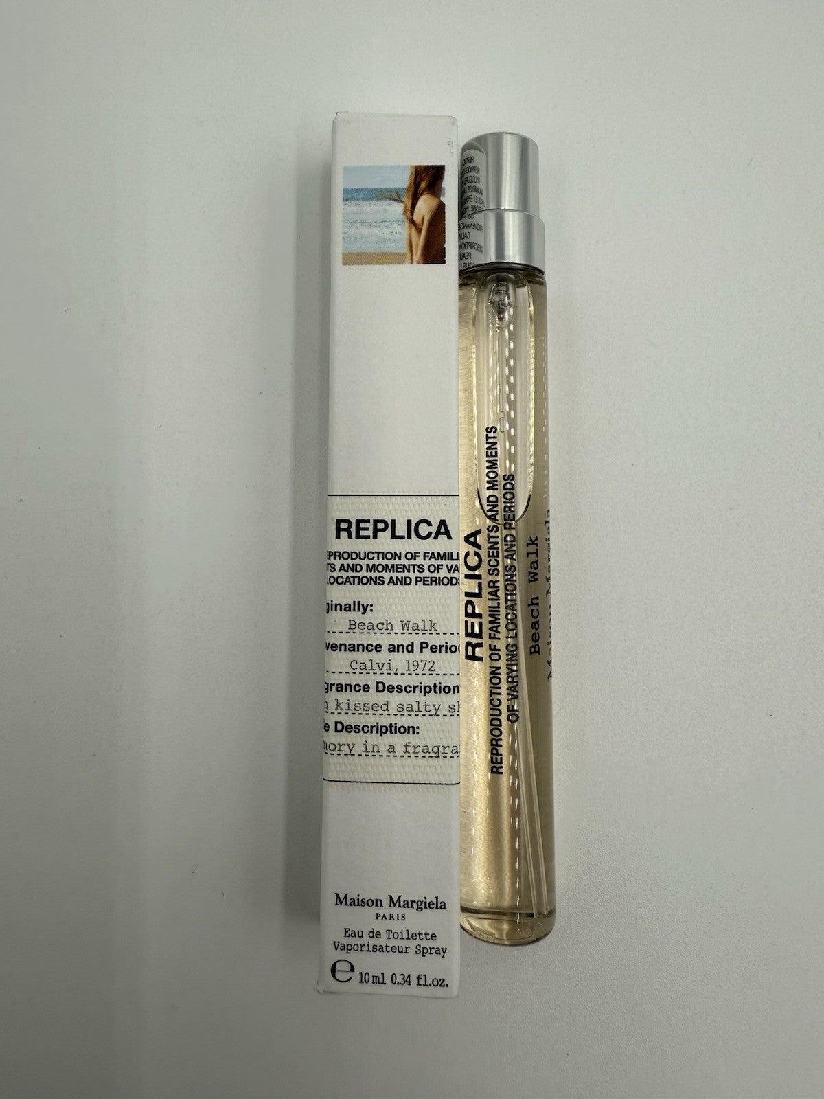 Replica Beach Walk Maison Margiela Eau de Toilette 0.34 Oz 10mL Rollerball New