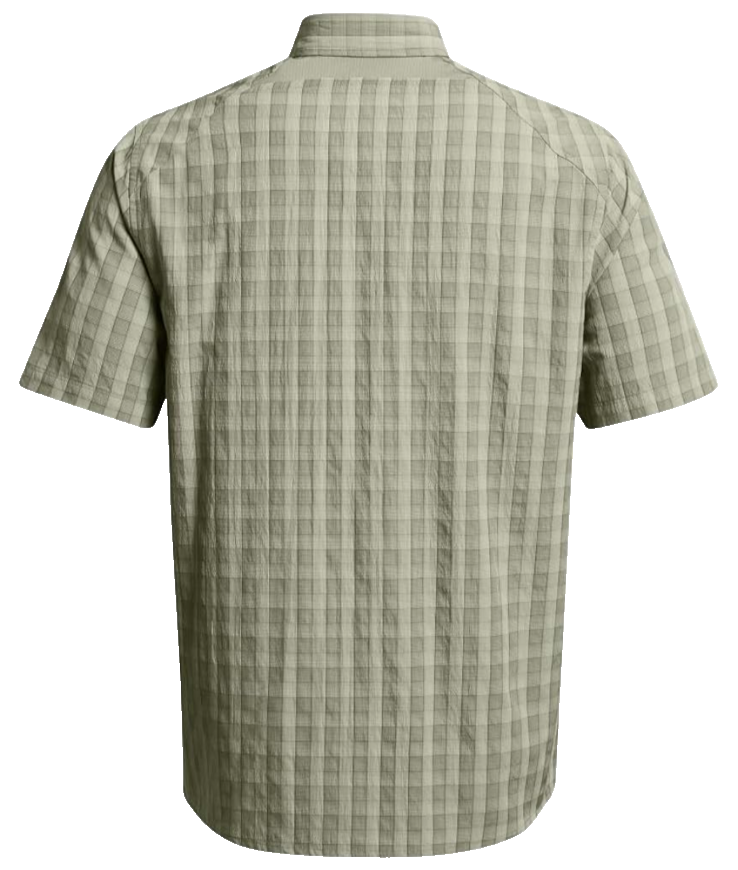 $55 Under Armour Men’s Drift Tide 2.0 Plaid Button Up Shirt-Grove Green -Medium