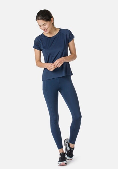 $95 Rossignol Women’s Stretch Full Length Running Tights- Navy- XLarge -New Tags