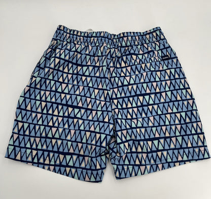 Chubbies Men's Stretch Swim Trunks 7”- The Triangu laters-Blue- Small -New $80