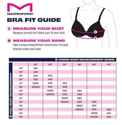 Maidenform Women’s Barely There Underwire T-Shirt Bra DM2321 - Blush- 36C