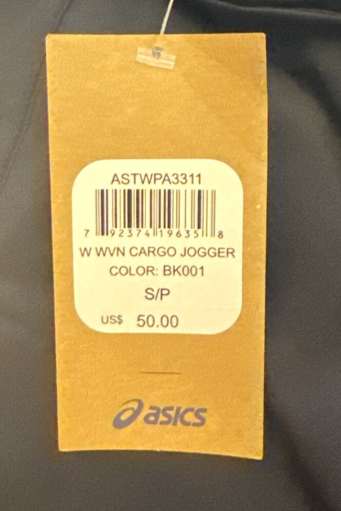 Asics Women’s Woven Cargo Jogger - Black - Small