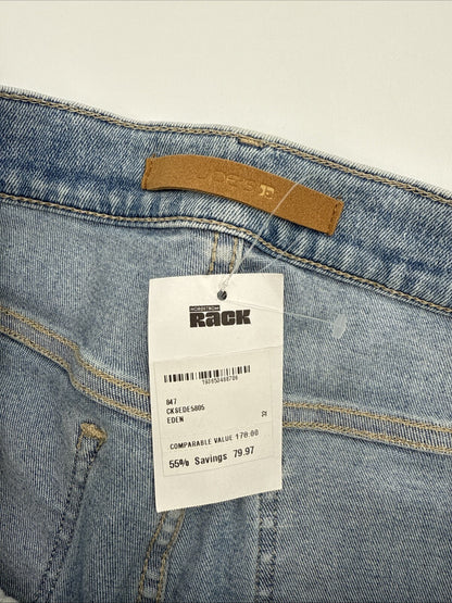 $178 Joe's Women's The Provocateur Petit Boot Jeans Flawless Blue-Size: 32W 29L
