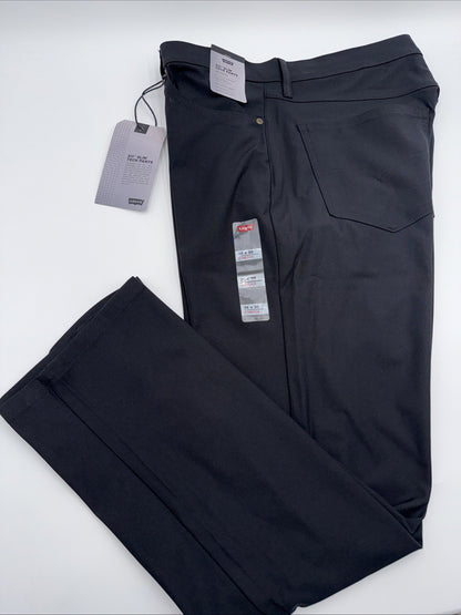 $70 Levi's Men's 511 Slim Tech Pants Stretch A92130010- Black- 36W 30L - New Tag