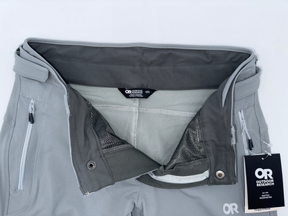 $159 Outdoor Research Cirque II Women's Softshell Pant-Light Pewter-Medium-New