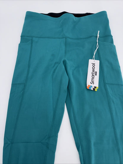 $120 Smartwool Women's Active Legging  - Deep Lake Green- Small - New With Tags