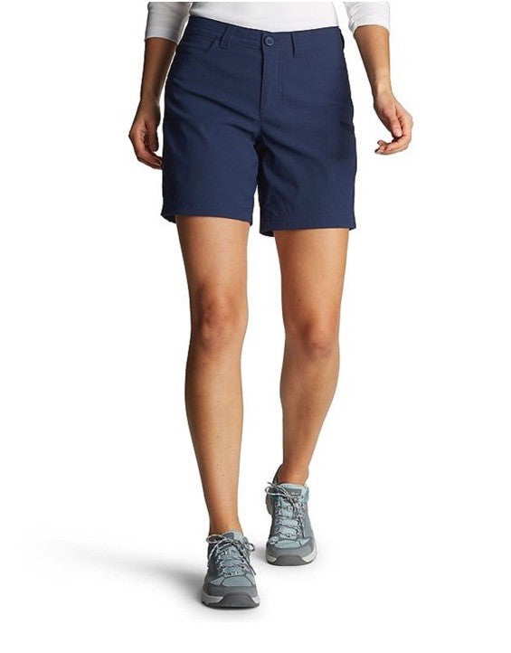 $60 Eddie Bauer Women’s Rainier Bermuda Shorts -Indigo -Size: 8 (31W)- New