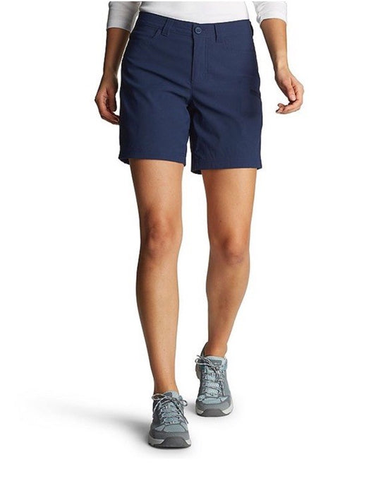 $60 Eddie Bauer Women’s Rainier Bermuda Shorts -Indigo -Size: 8 (31W)- New
