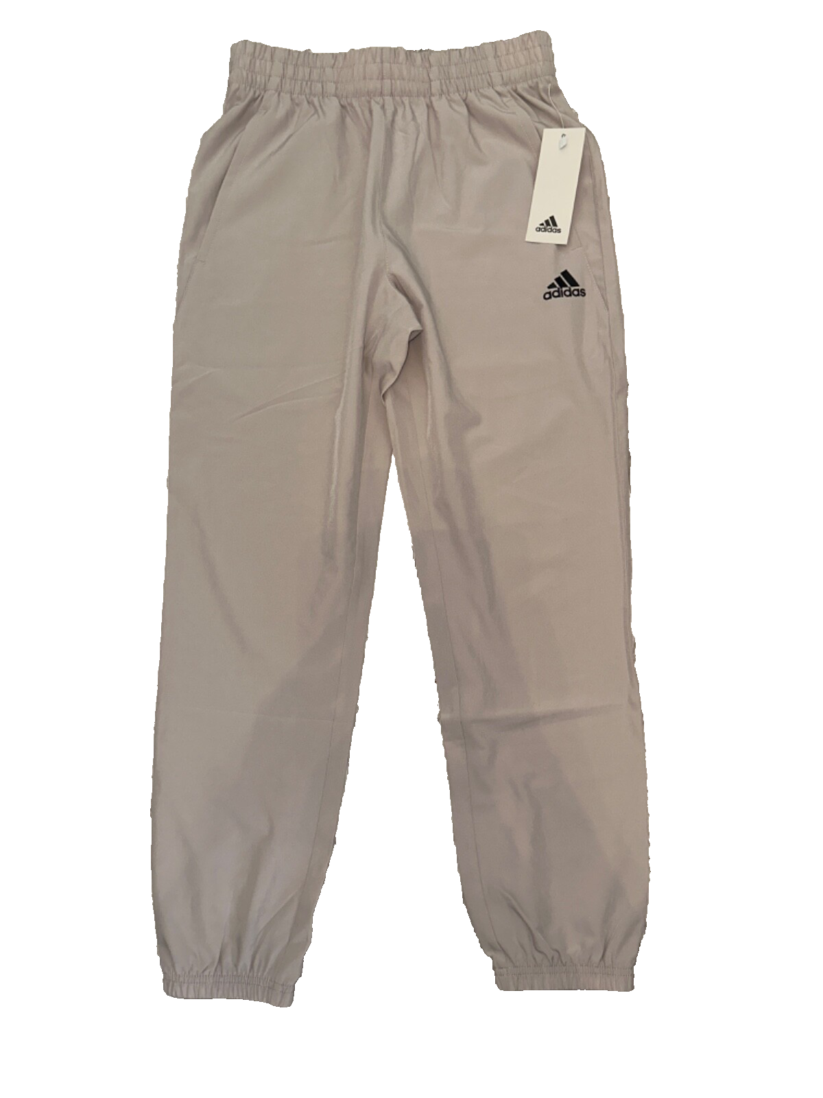 $45 Adidas Boys Joggers - AK0283AT10JC84 - Tan - Medium (10/12) - New With Tags