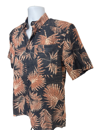 Under Armour Men's Dockside Short Slv Novelty Shirt Drift Tide-Downpour-Medium