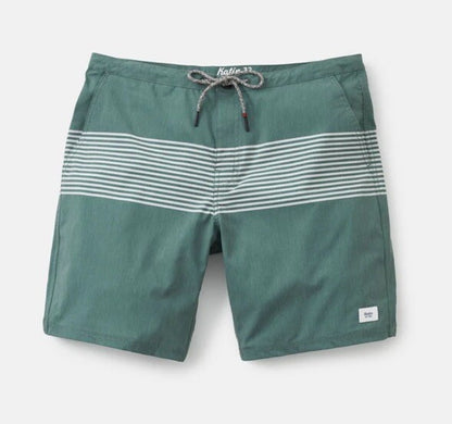 $65 Katin Men’s Hybrid Roam Trunk Shorts -Green Dark Teal-Size: 36" W - NEW
