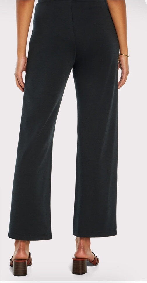 $89 Three Dots Women’s Isabella Flare Pants- Black - Medium- New Tags