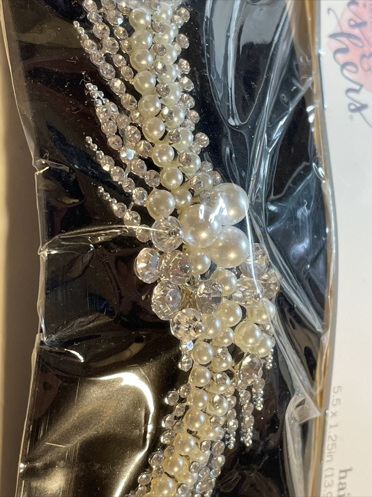 Combo Lot 3 PCs Studio His & Hers WEDDING Set: EARRING - HAIR COMB - Bracelet