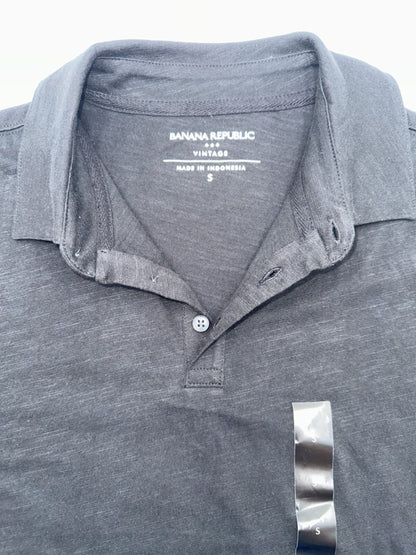 $45 Banana Republic Men’s Polo - 5793740110001- Black - Small - New With Tag