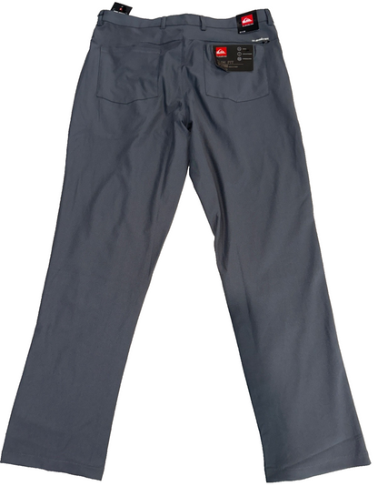 $78 Quicksilver Men’s Stretch Tech Woven Pants - Charcoal -Size: 32W x 30L -New