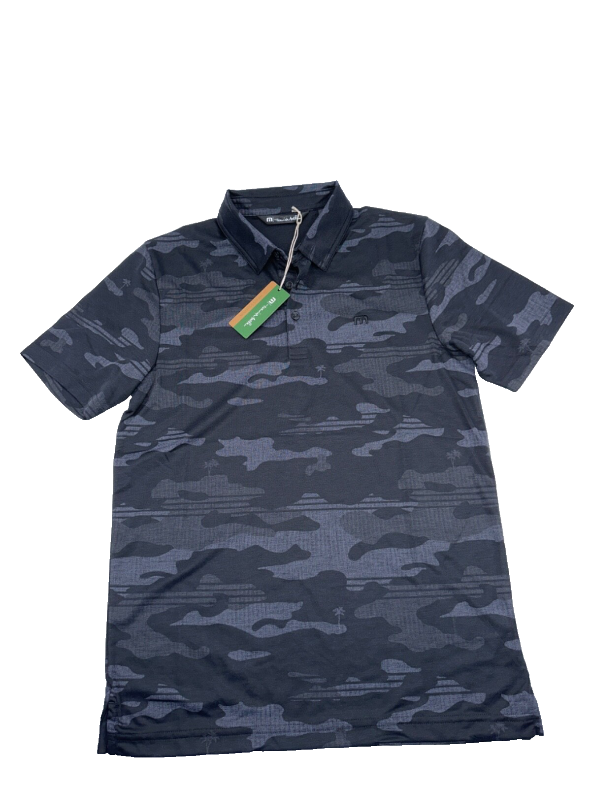 $100 Travis Mathew Men’s Beachside Stealth Polo - Black - Small - New With Tag
