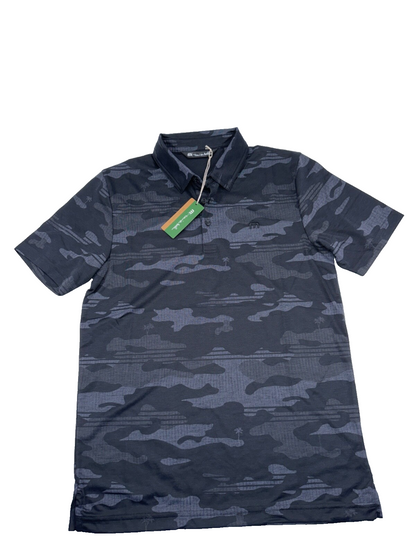 $100 Travis Mathew Men’s Beachside Stealth Polo - Black - Small - New With Tag
