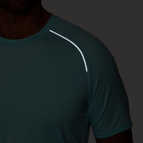 VRST Mens Accelerate Run Tee Shirt - Shoreside Blue- Small-New- MSRP $45