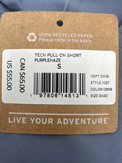 $55 Eddie Bauer Women’s Tech Pull On Short - Purplehaze - Small - New With Tag