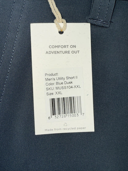 $68 Free Fly Men's Utility Short II - 7.5" - Blue Dusk -2XLarge- New Tag