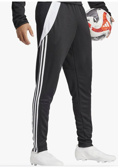 Adidas Men's Tiro 24 Slim Training Pants - Black On White- Large - New Tag $50