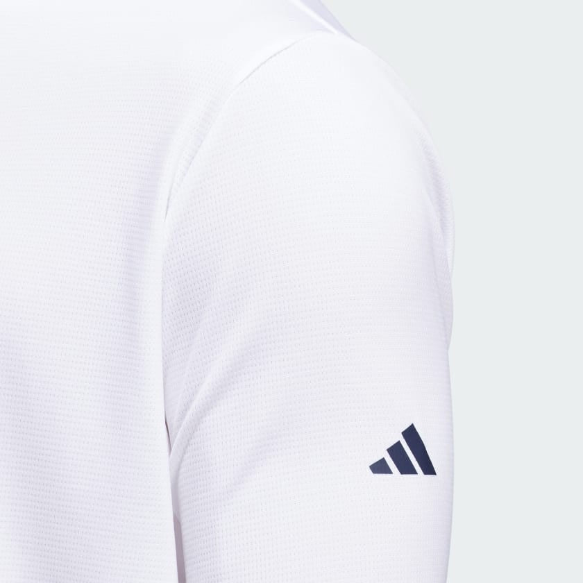 $70 Adidas Men’s Lightweight Half Zip Top - White - Large - New With Tags