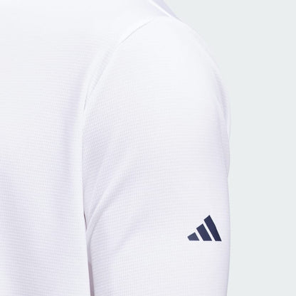 $70 Adidas Men’s Lightweight Half Zip Top - White - Large - New With Tags