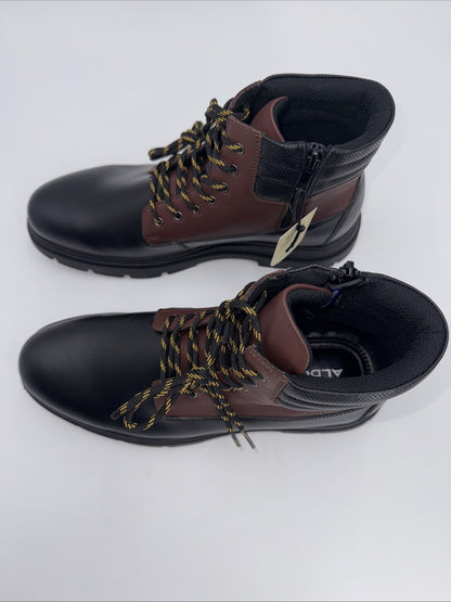 Aldo Men’s Mayfair Lace Boots - Black/Brown- Size: 10M - NEW - Retail $149