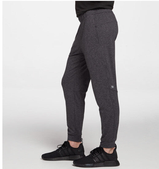 VRST Men’s R&R Jersey Tapered Pant - Pure Black Asphalt (Grey) -Small - New  $65