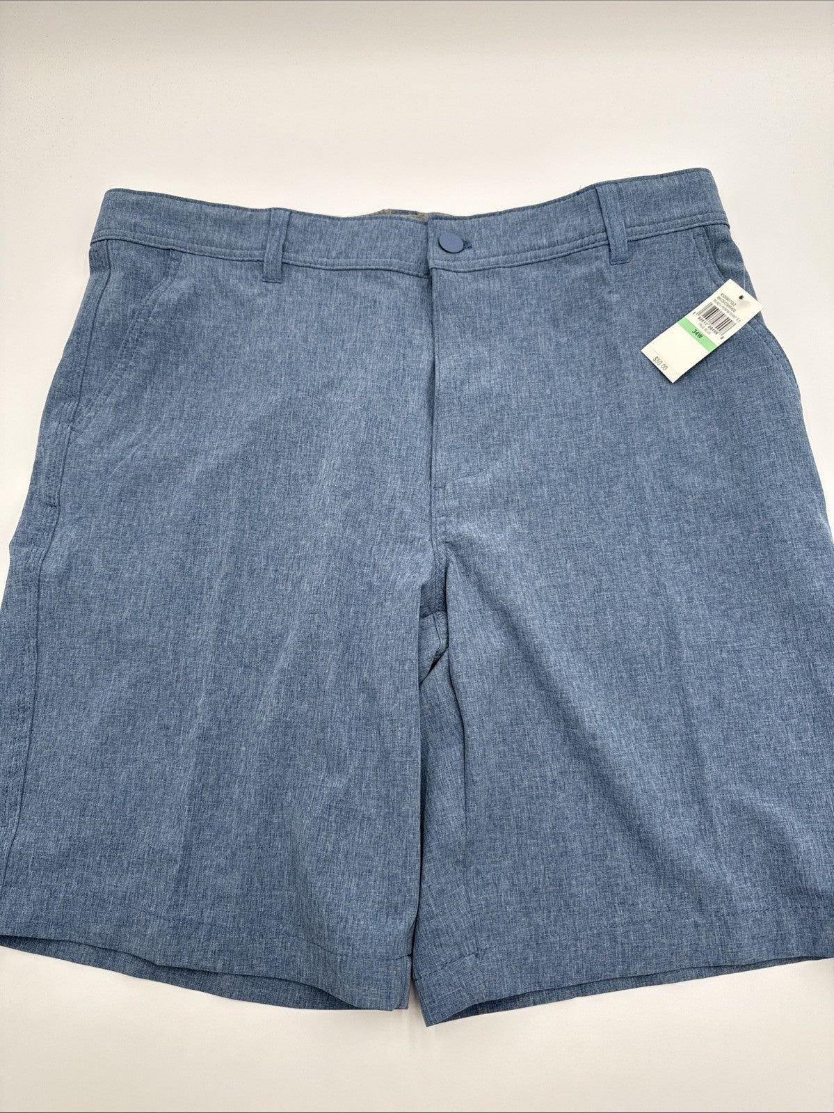 $50 IZOD Men’s Saltwater Hybrid Performance 9.5”Shorts - True Blue-34W-New