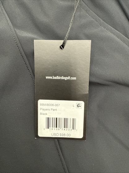 $98 Bad Birdie Women’s PLAYERS Golf Pants- Black - Large - New Tag