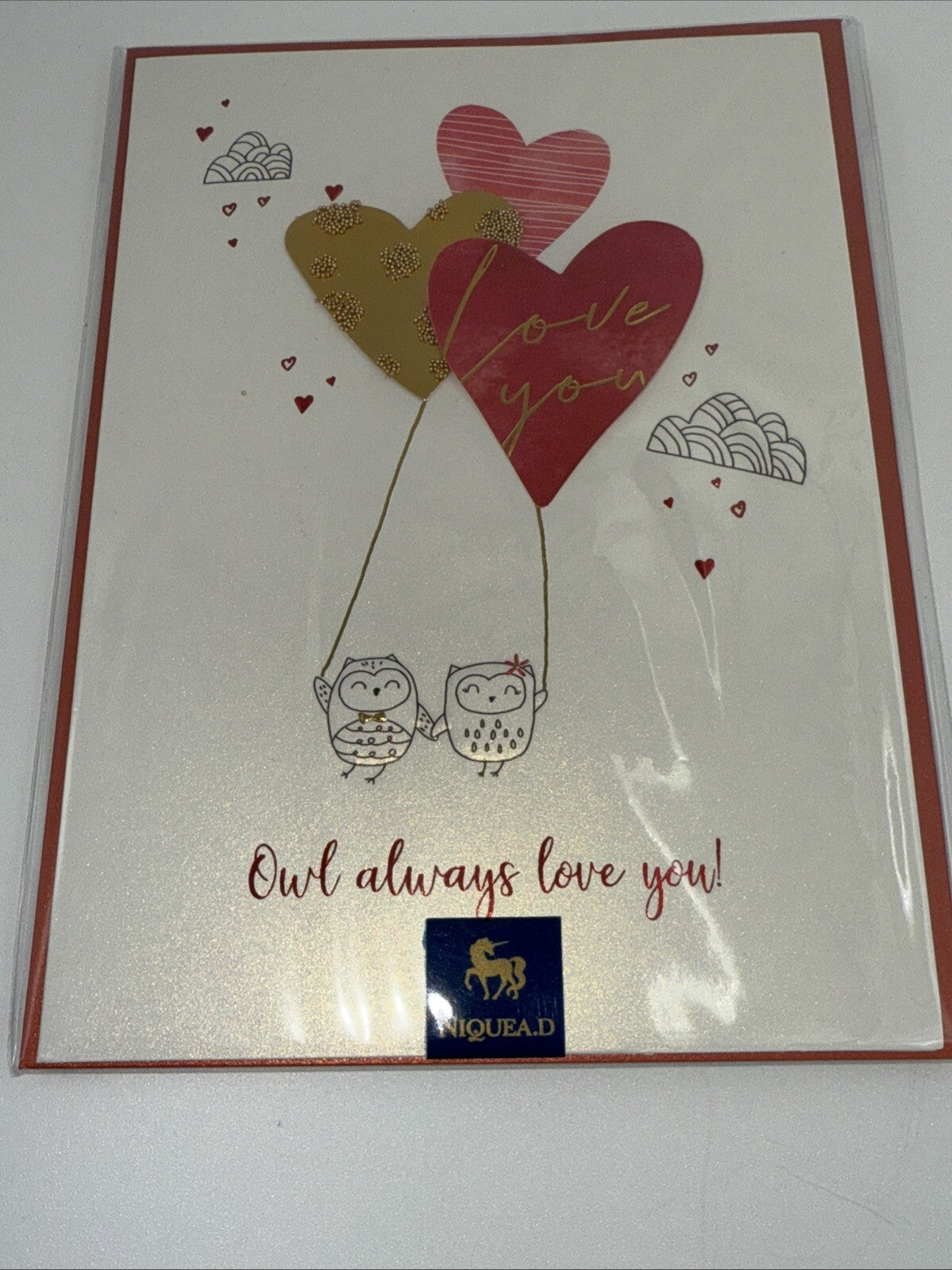 Lot Of 2 Niquea.D Dimensional Valentine's Day Greeting Cards- Upscaled Quality!