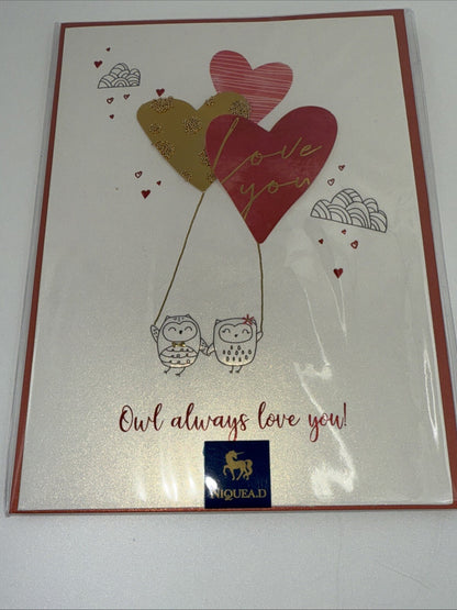 Lot Of 2 Niquea.D Dimensional Valentine's Day Greeting Cards- Upscaled Quality!