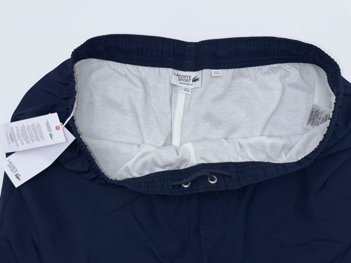$70 Lacoste Men’s Lightweight Lined  Tennis Shorts - Navy Blue - XLarge - New