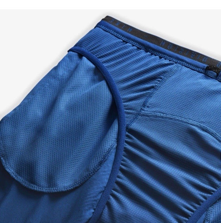 $100 Nike Men’s ADV Running Division Shorts Blue Black FN3377-476- Size: Medium