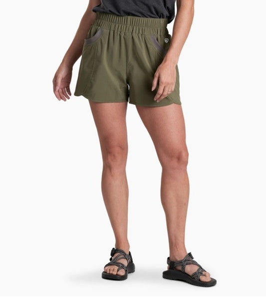 $72 Kuhl Women's Vantage 4" Shorts -Sage Khaki - Small - Brand New w/ Tags