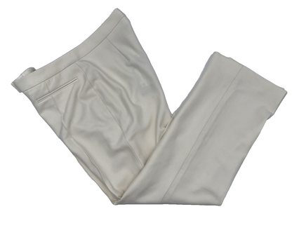 $278 Hugo Boss Women's Pleated Dress Pants - Open White - Size 8 - New With Tag