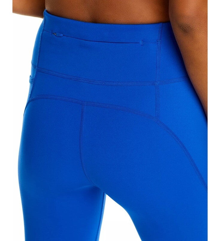 $100 Sweaty Women’s Betty Power Leggings 7/8 Length- Blue -Size: 10 Large - New