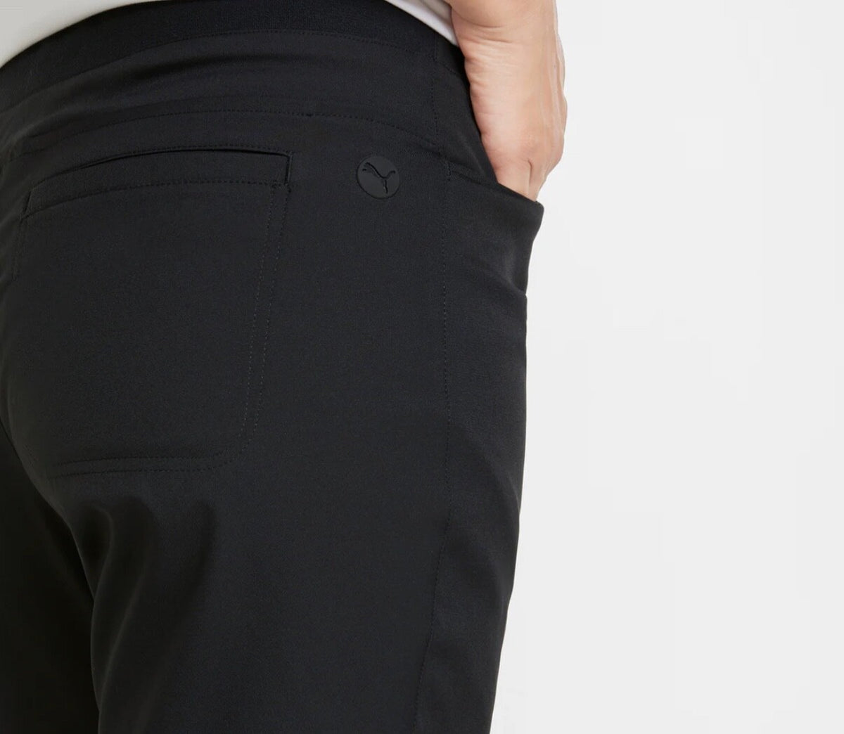 $65 Puma Women’s-Bermuda Golf Shorts-Puma Black-Medium-New Tag
