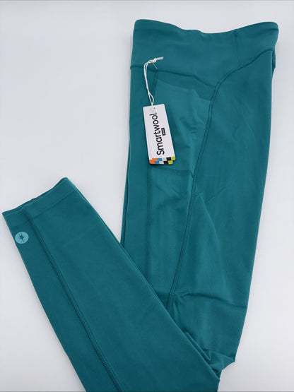 $120 Smartwool Women's Active Legging  - Deep Lake Green- Large - New With Tags